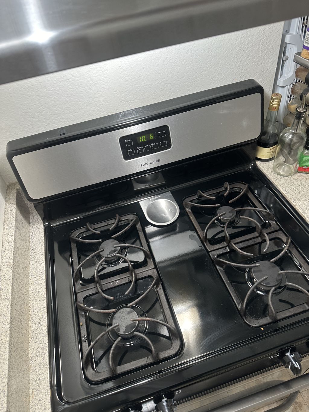 Stove top cleaning