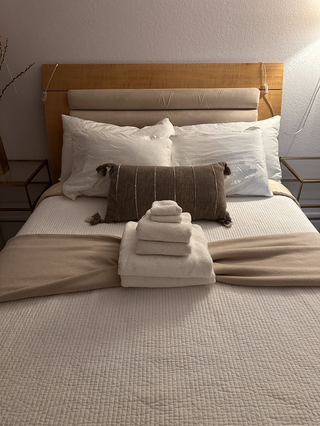 Airbnb laundry and making beds