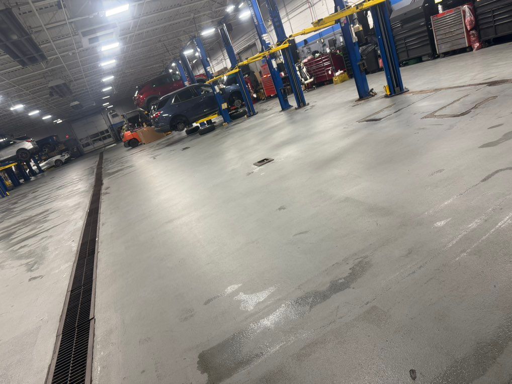commercial workshop cleaning