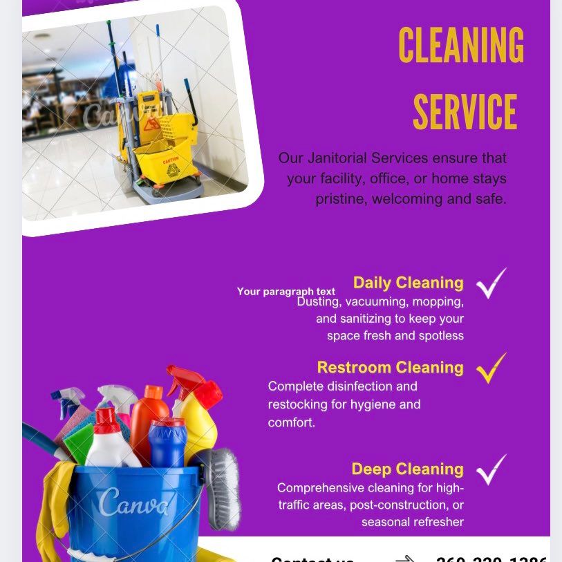Entrepreneur cleaning service
