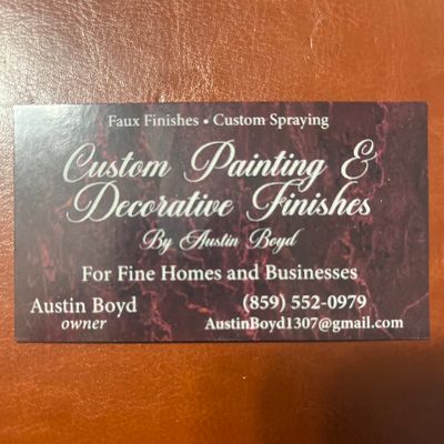 Avatar for Custom Painting and Decorative Finishes