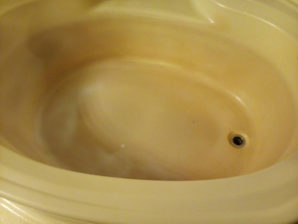 before two treatments using a certain cleaning pro