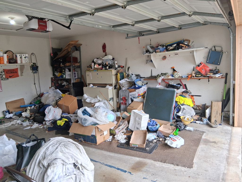 Before Garage Cleanout