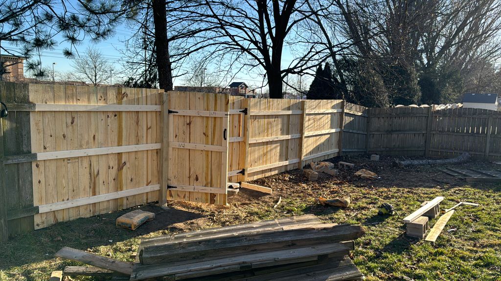 replace wood fence