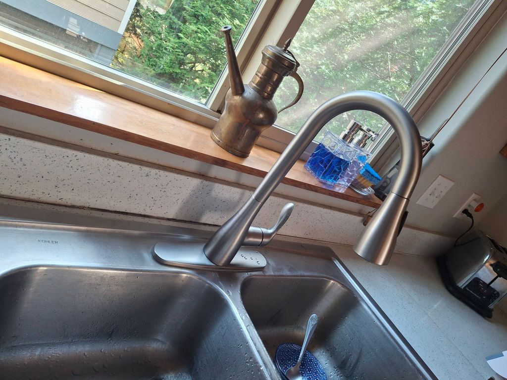 after- new customer supplied kitchen faucet