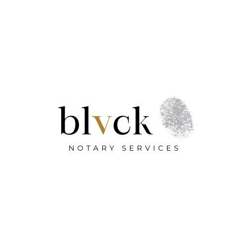 Blvck Print Notary Services