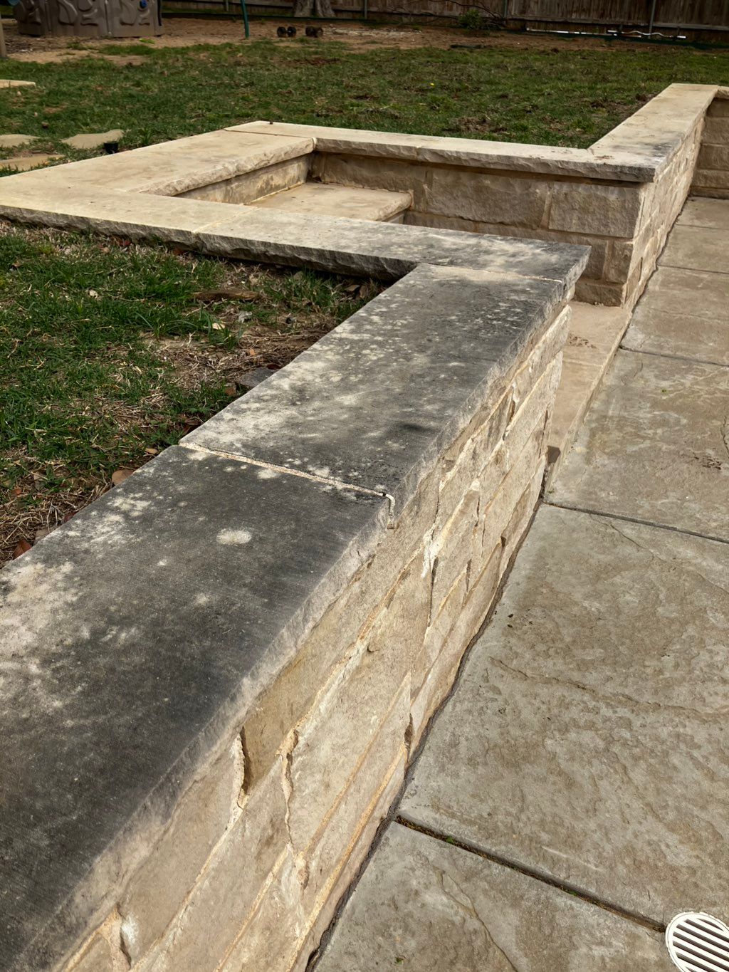Customer was concerned with damage to stone so we 