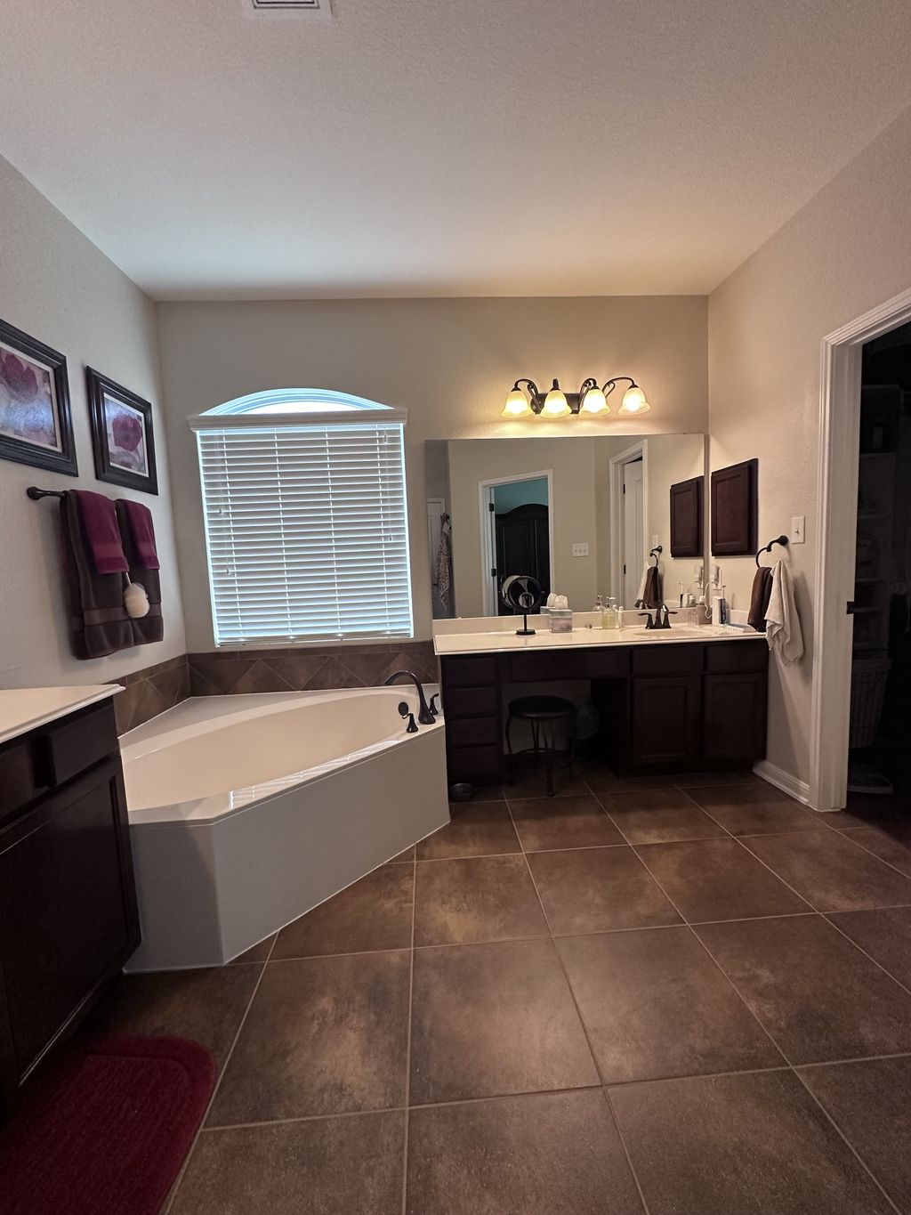 Master Full Remodel - Custom Vanity - Before