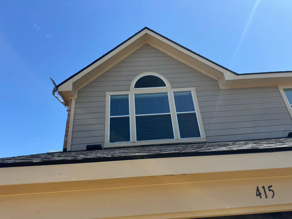 new trim, paint and caulk around window 