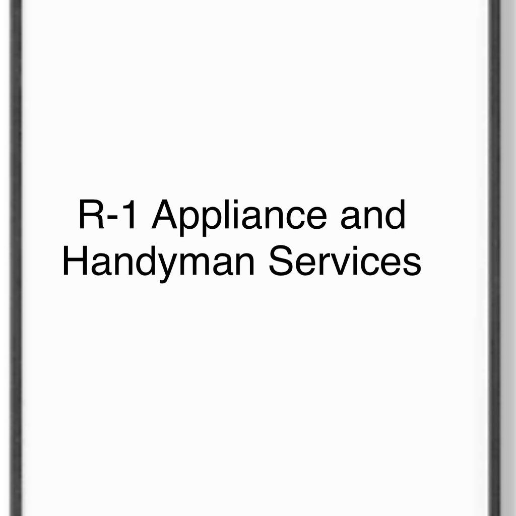 R-1 Appliance Repair and Handyman Service