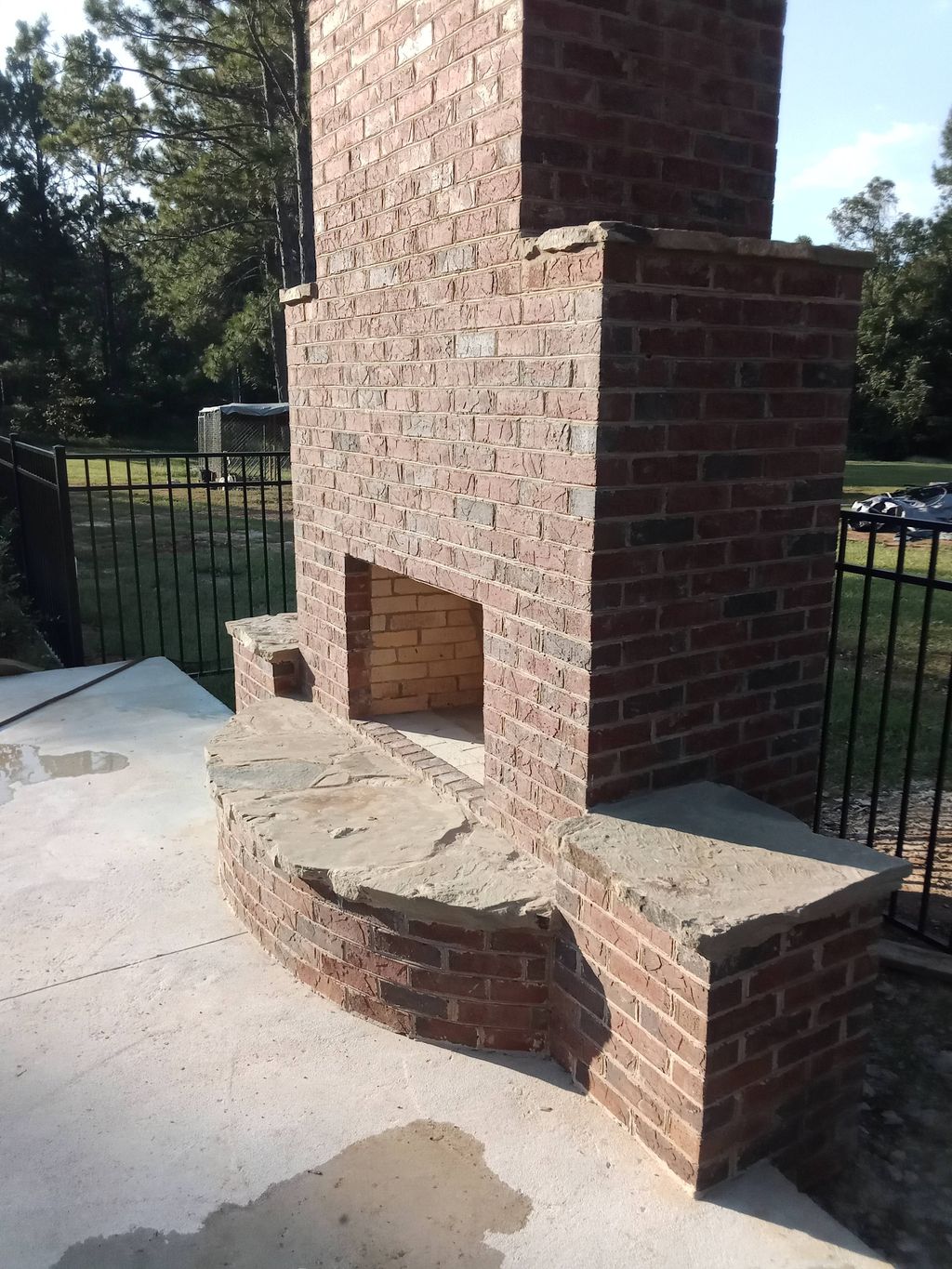 outside fireplace!!!
