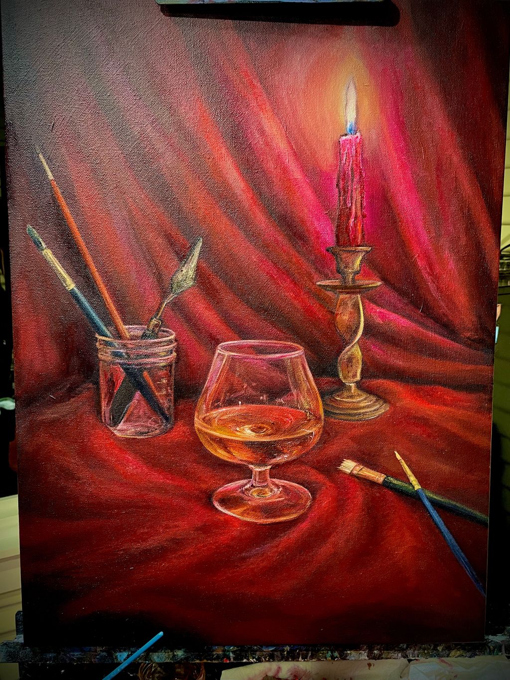 Still Life for Maker's Mark Distillery, 30"x40", K