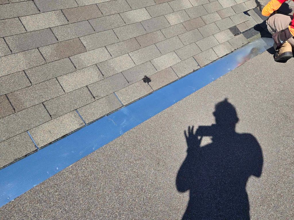 Flat Roof Leak Repair Using Custom Bent Flashing.