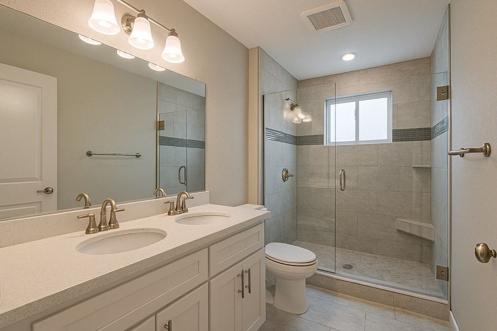 Deep cleaning bathroom 