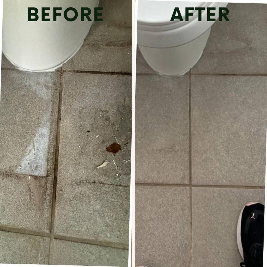 Bathroom floor cleaning in Alameda, CA - We scrub 