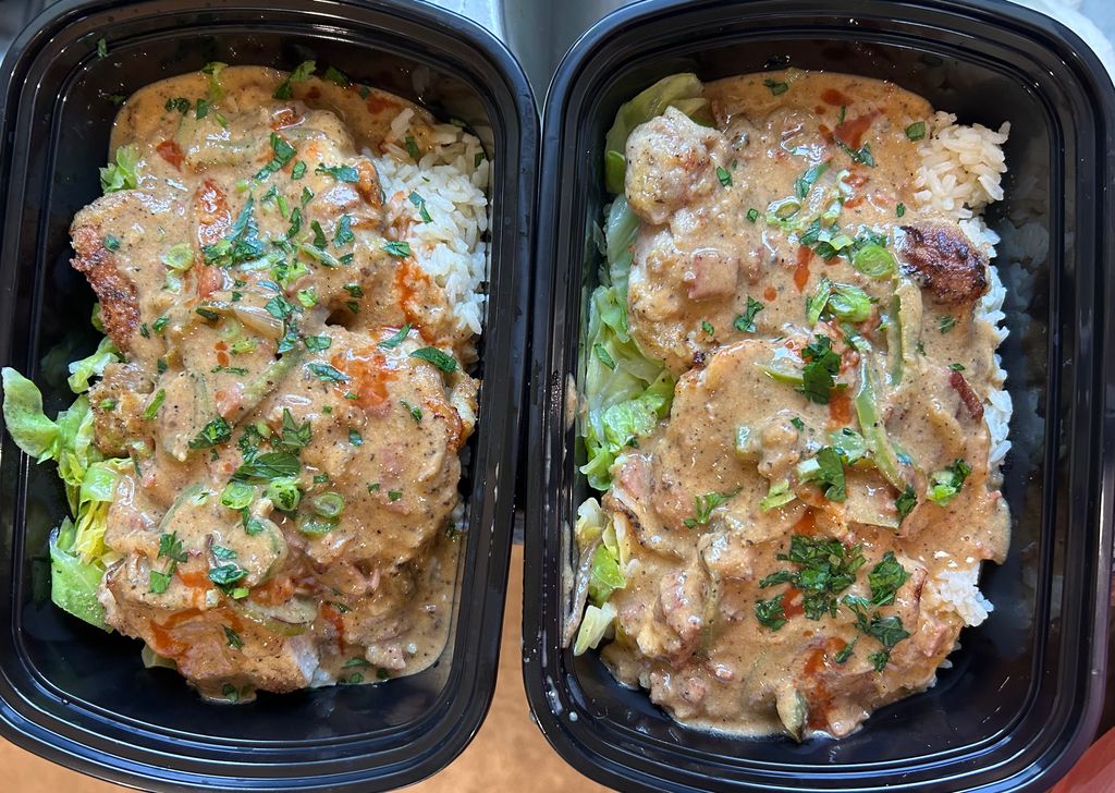 Smothered Chicken Meal Prep