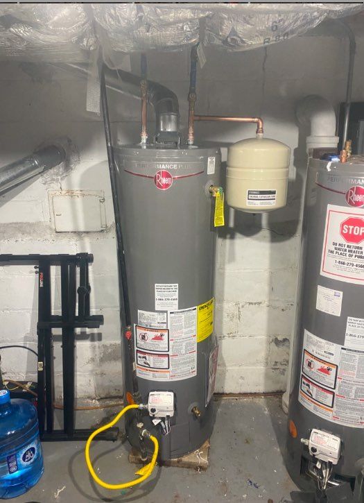 NEW 40 GAL WATER HEATER INSTALLED 
