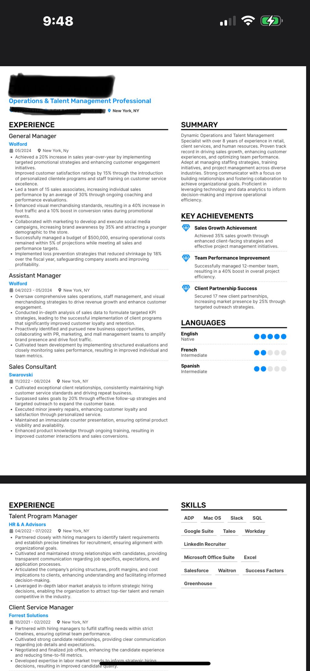 Projects and media