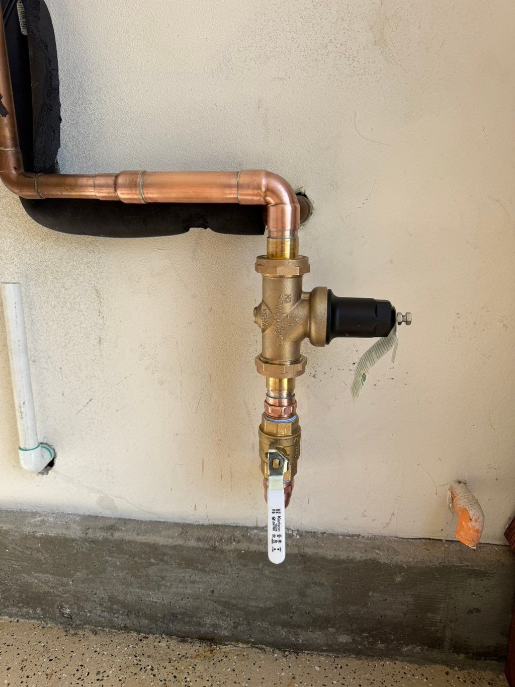 PRV and ball valve replacement in Carlsbad. Lowere