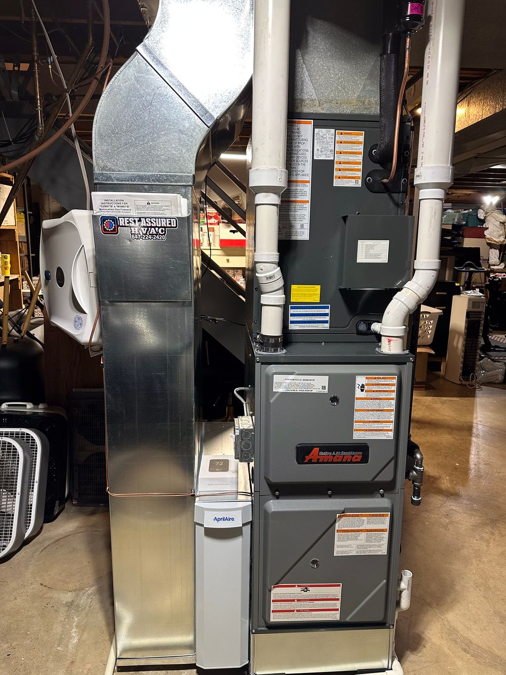Amana Brand Gas Furnace Installation