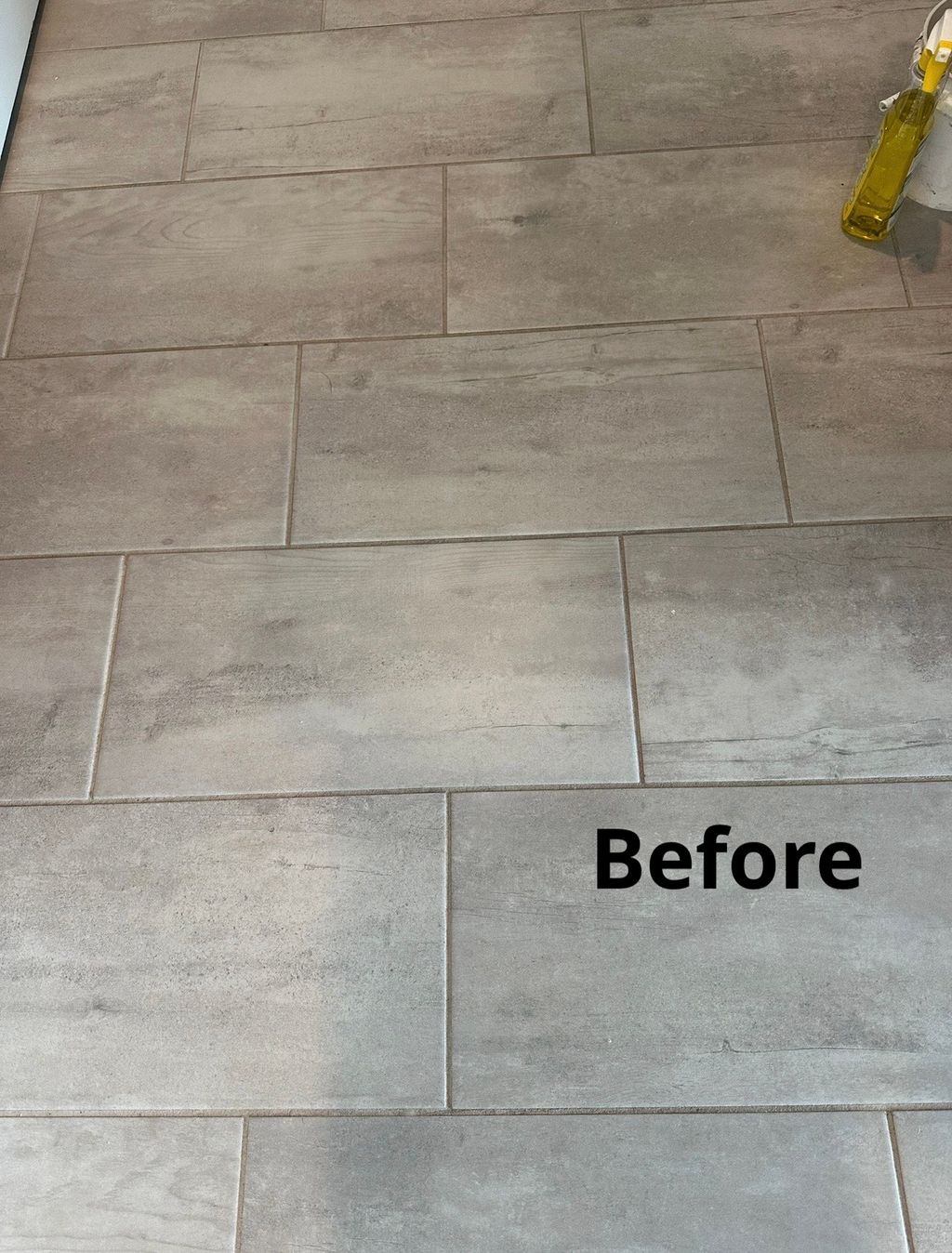 grout before stain and seal