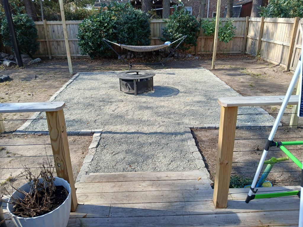 after fire pit pics