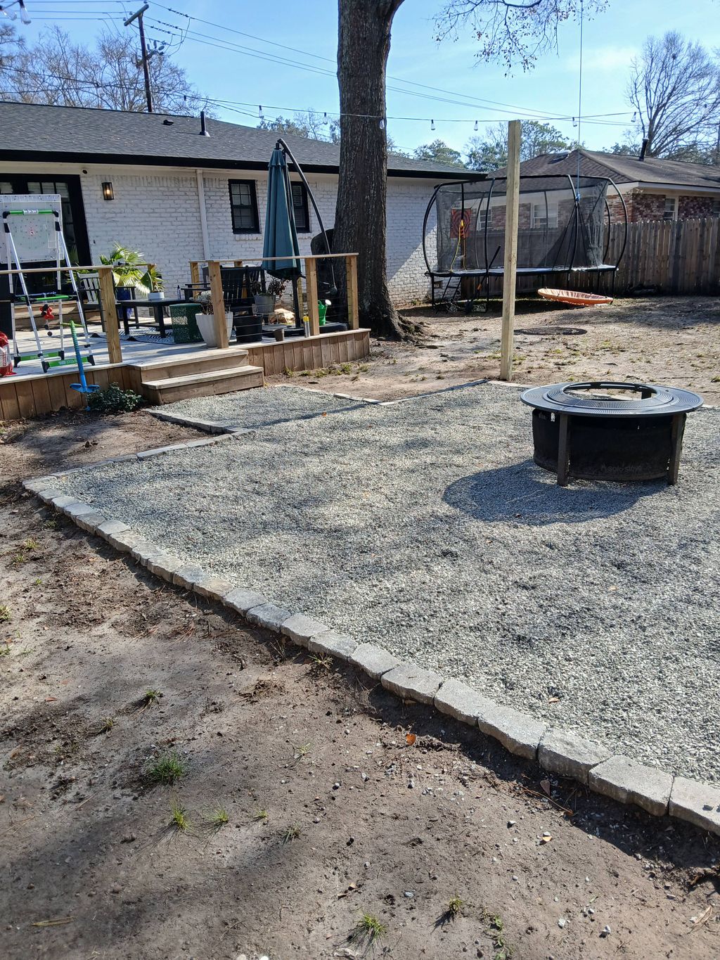 after fire pit pics