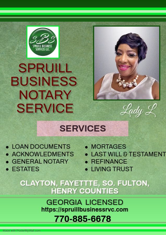 Spruill Business Notary Services
