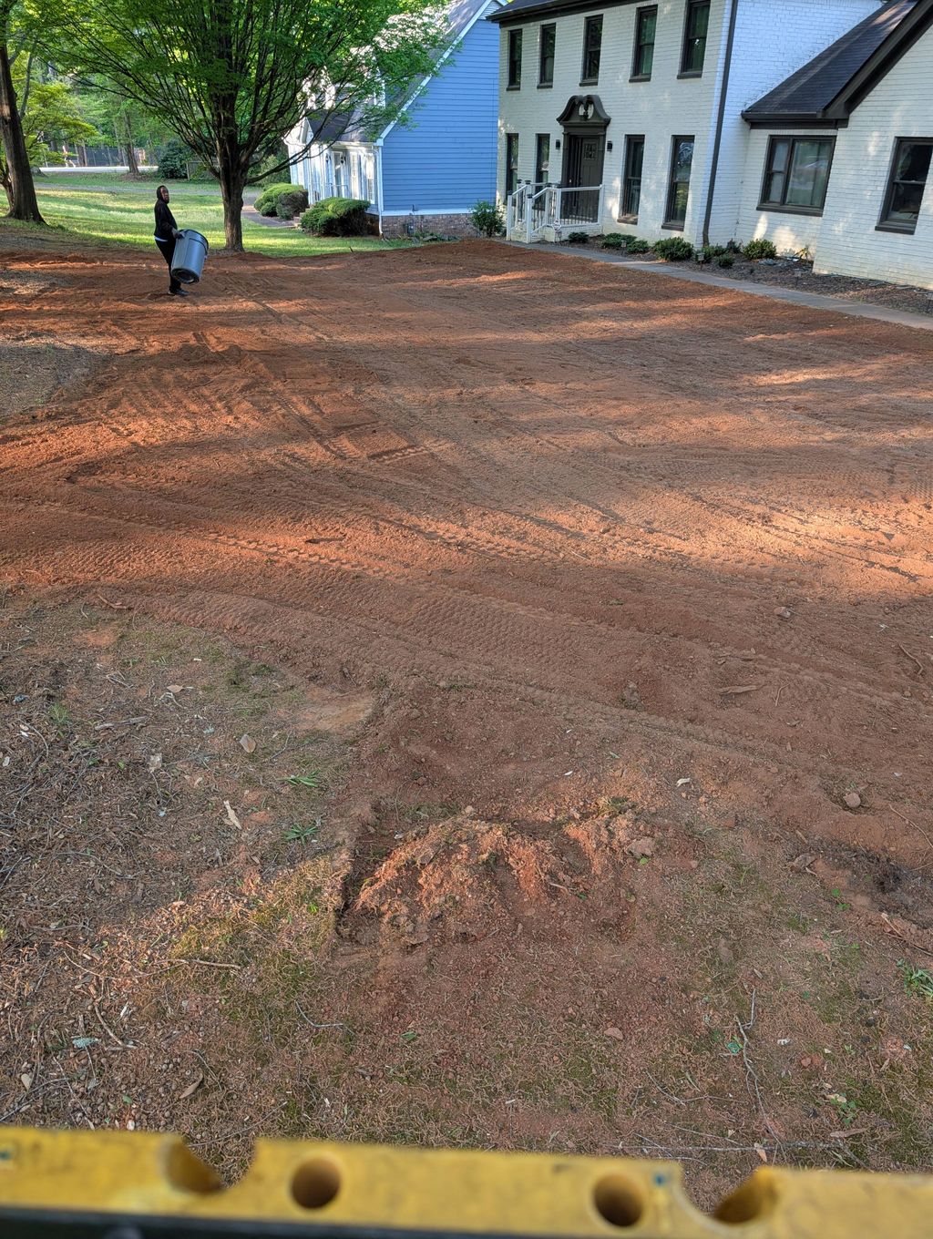 Before Fescue installation 