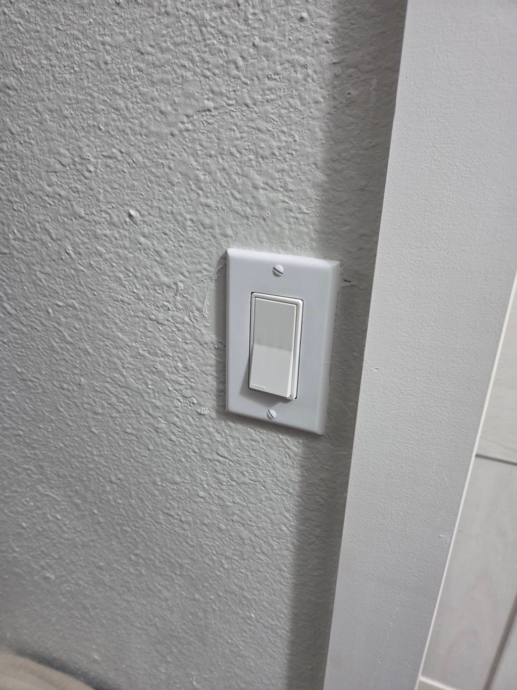 wire, switch, and light installation brand new wal