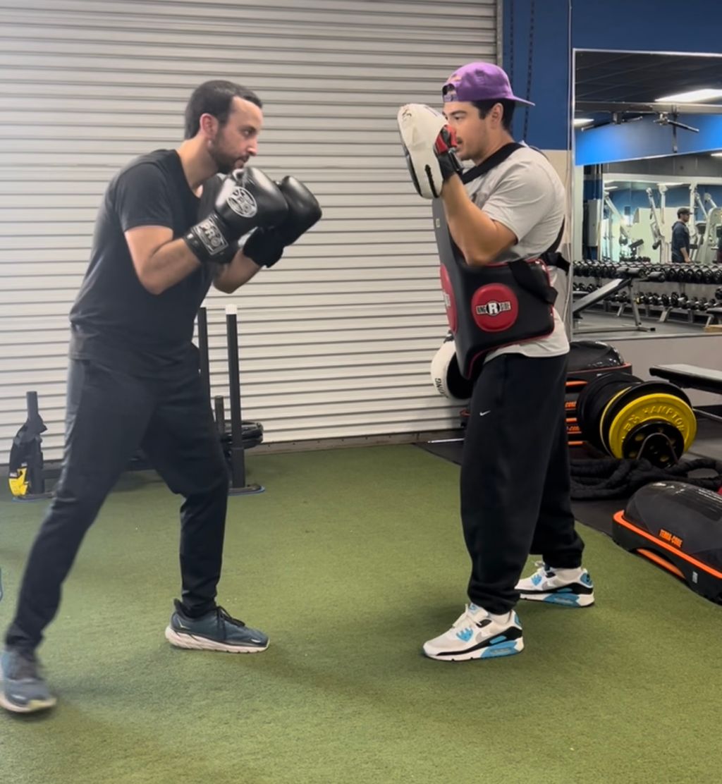 Boxing fitness session