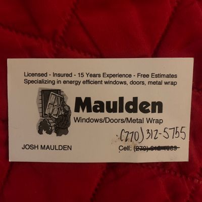Avatar for Maulden Windows/Doors/Metal Wrap/ETC