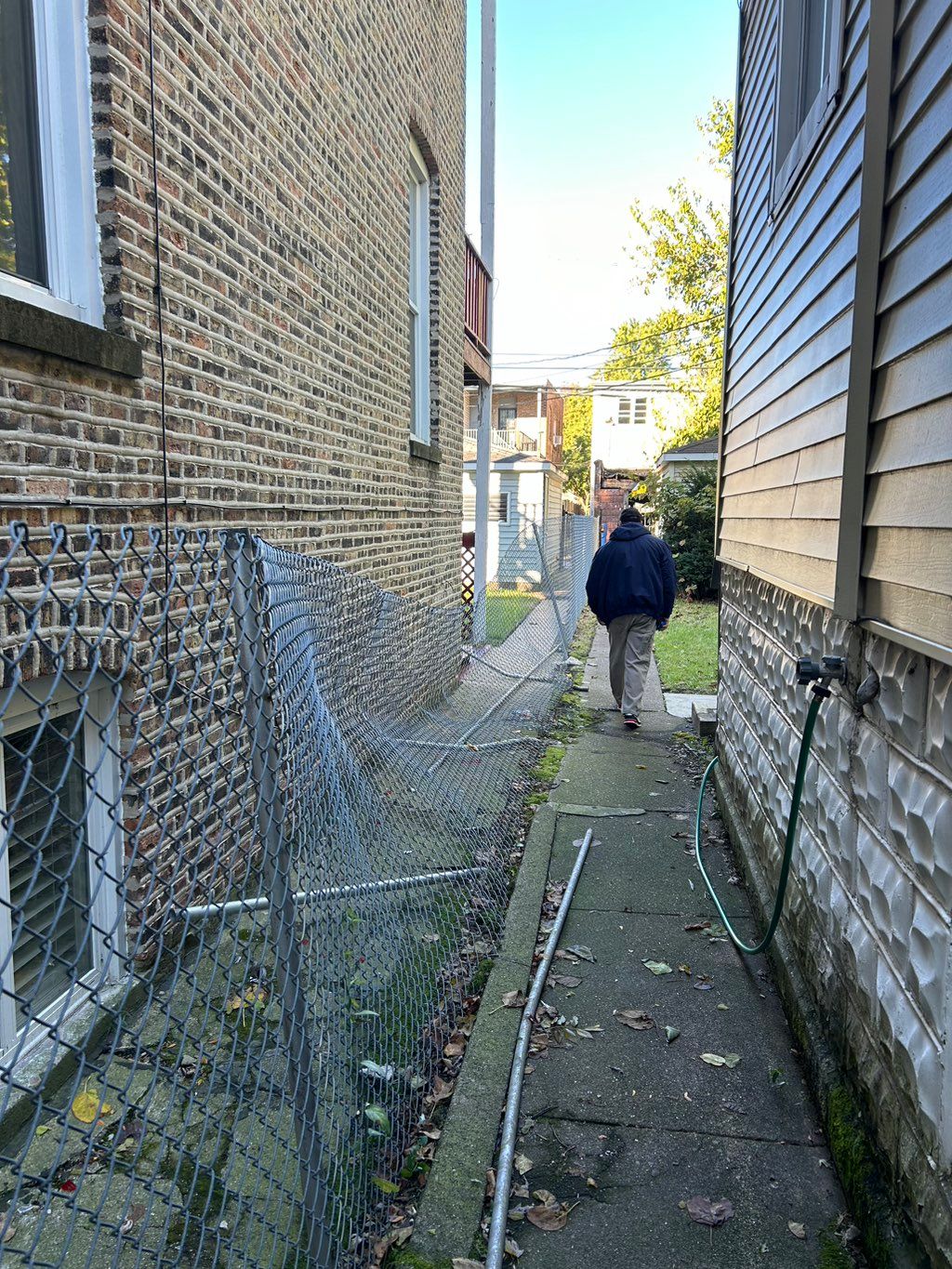 Fence repair - before 