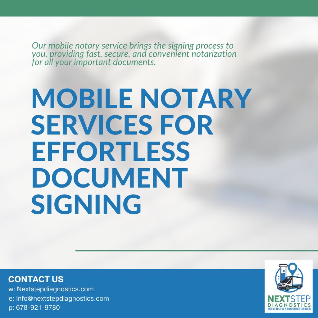 Professional Mobile Notary Services | Fast, Flexib