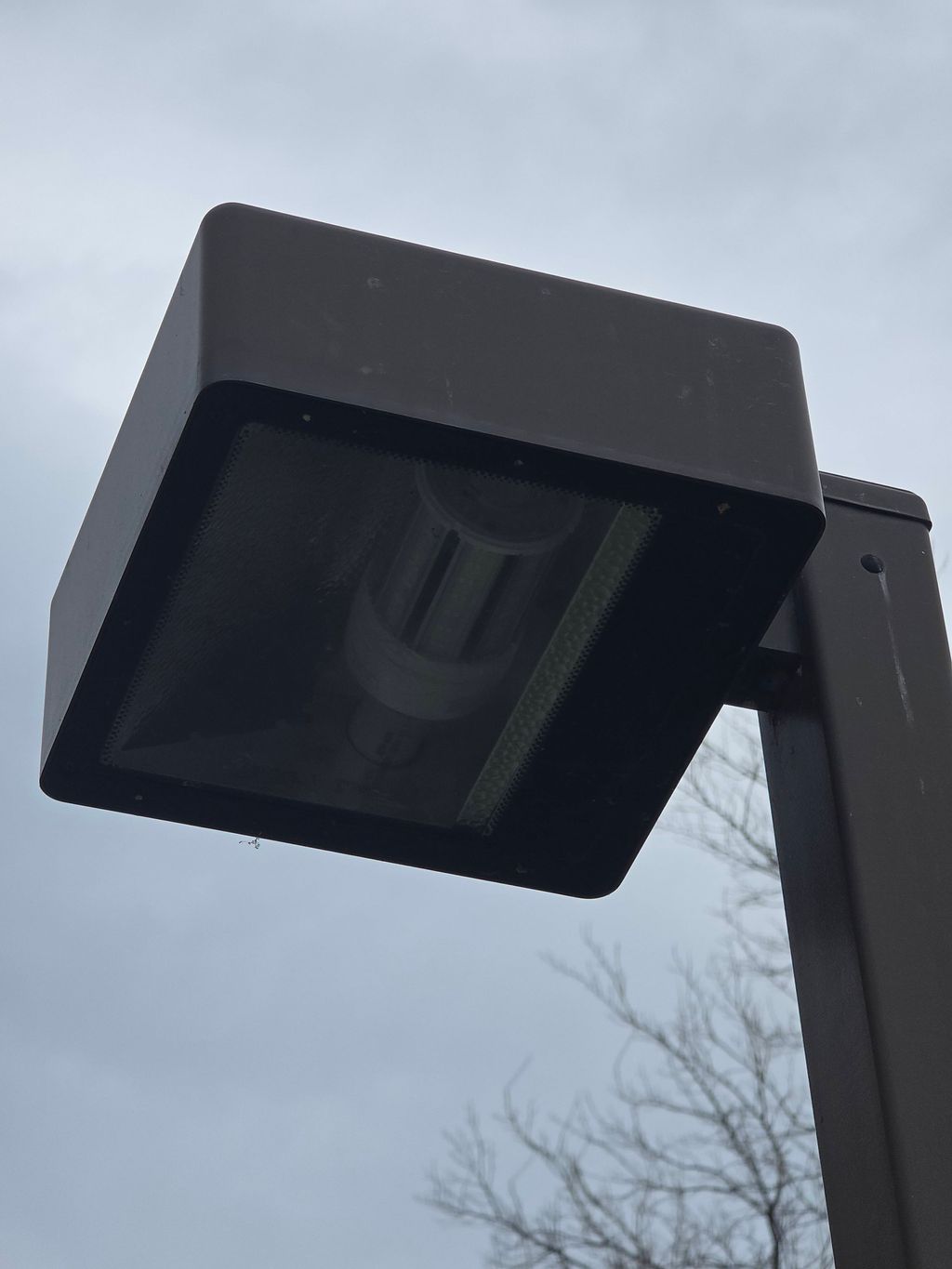 Pole light installation 