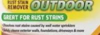 Outdoor Rust stain removal Application. I Recommen