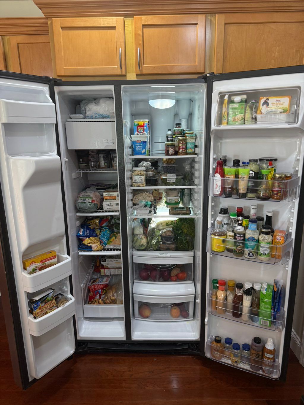 Fridge cleaning after