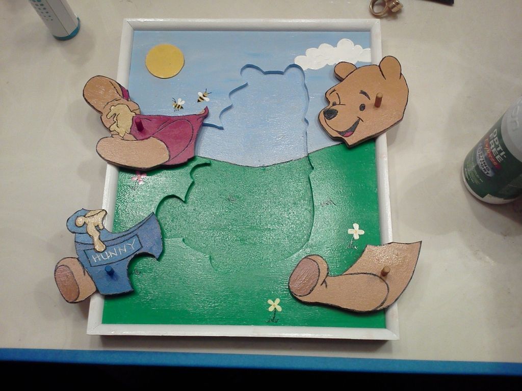 1st child puzzle made ( I didn't do the painting. 