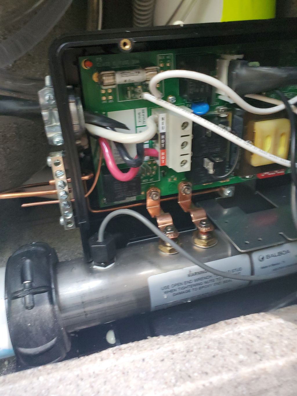 Hot tub install