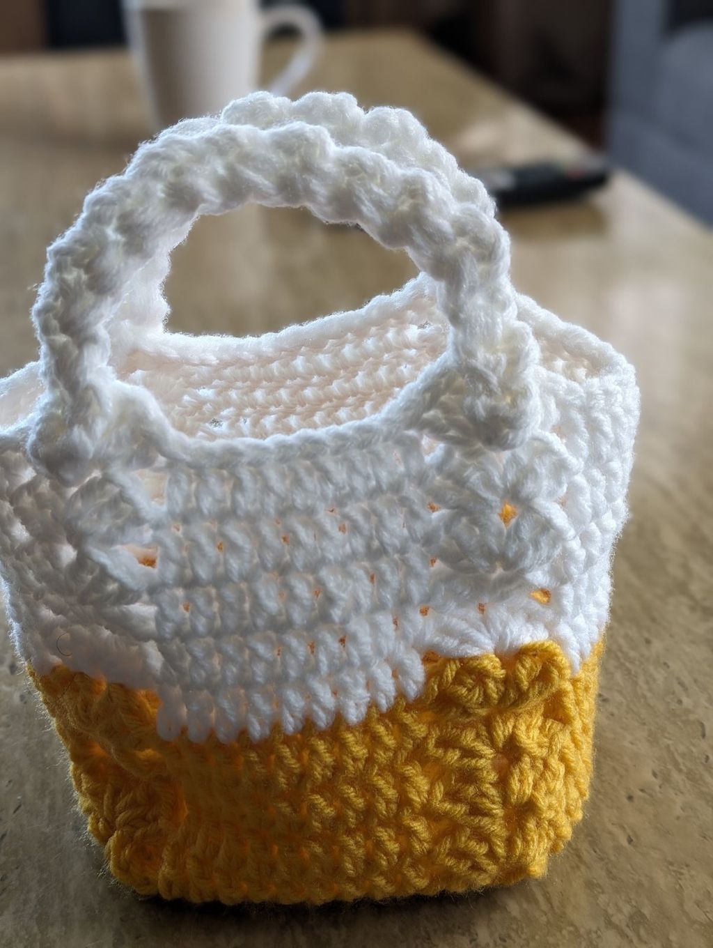 Crochet purse