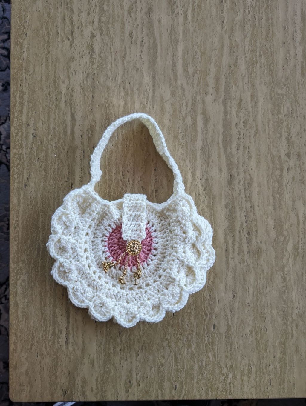 Crochet purse