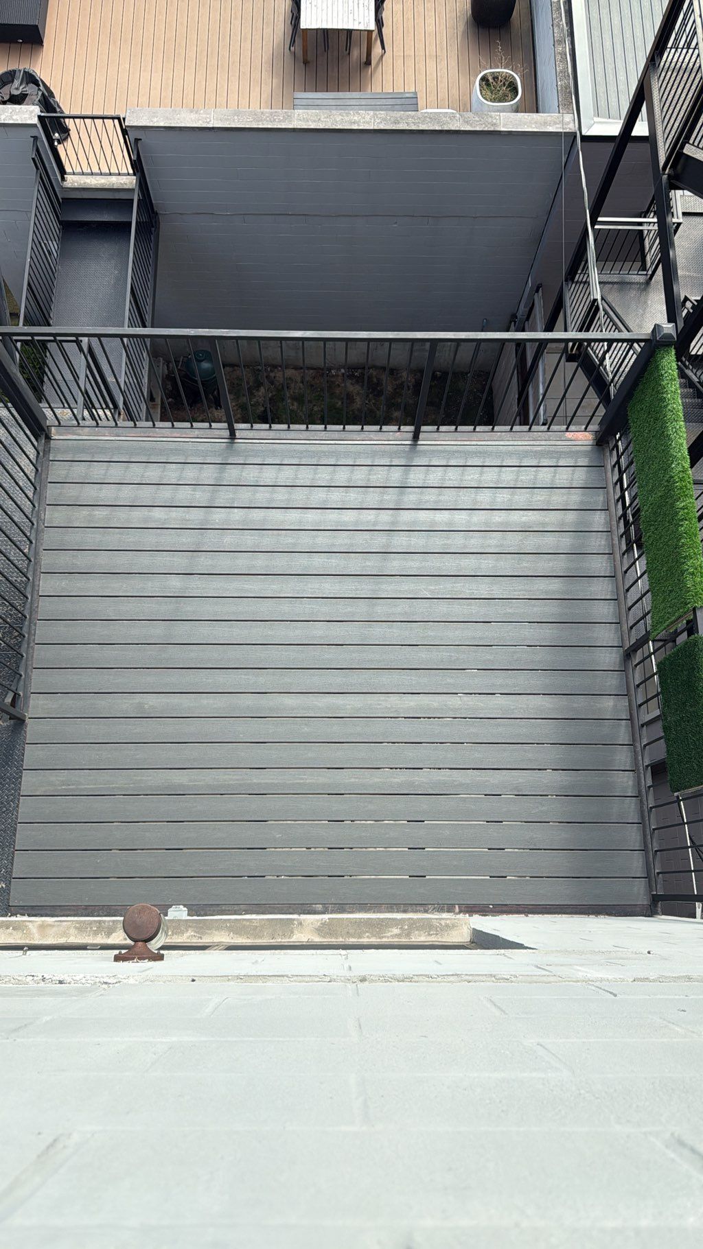 Porch deck Trex composite remodel 
