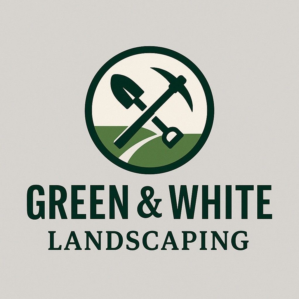 Green and White landscaping