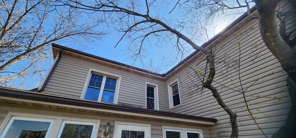 Gutter and downspout install