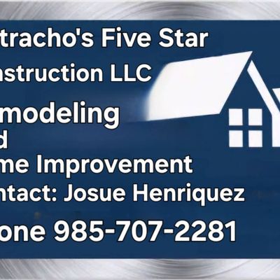 Avatar for CATRACHO'S FIVE STAR CONSTRUCTION LLC