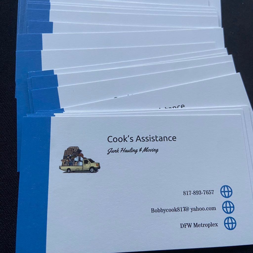 Cook’s Assistance Junk Hauling and Moving