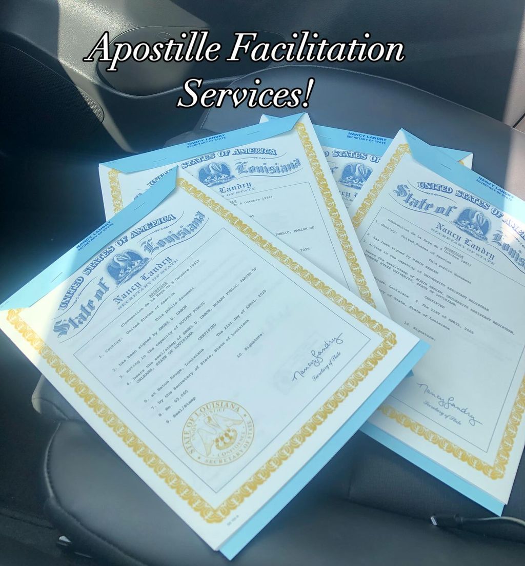 Apostille Facilitation Services!! Need Your Docume