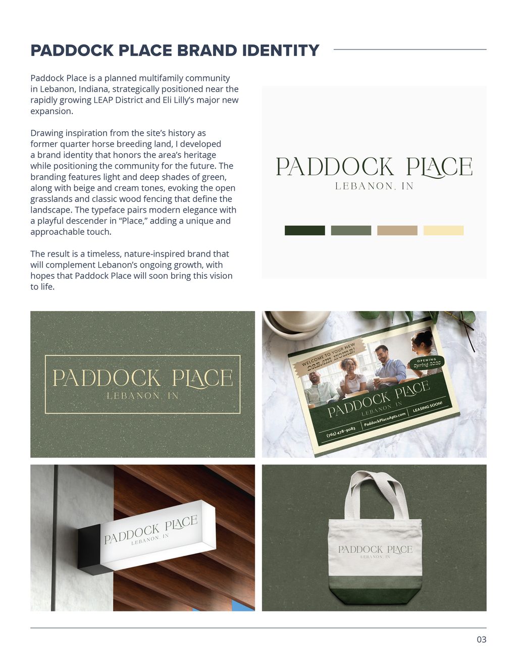 Paddock Place Logo Design / Brand Development