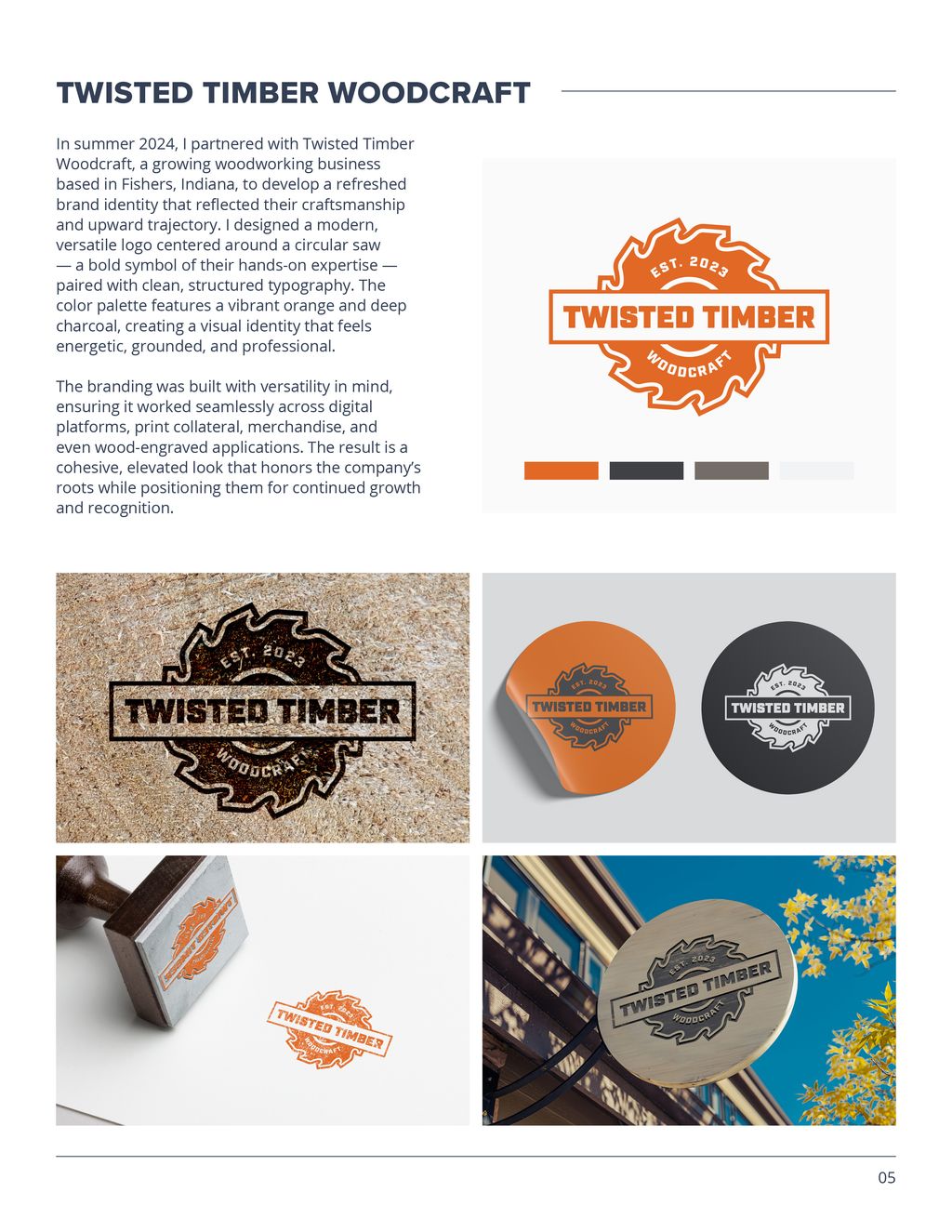 Twisted Timbers Logo Design / Brand Development
