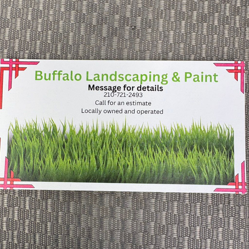 Buffalo landscaping and paint